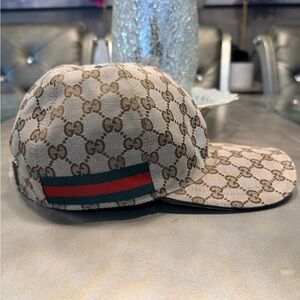 Gucci Signature Web GG Monogram Baseball Cap